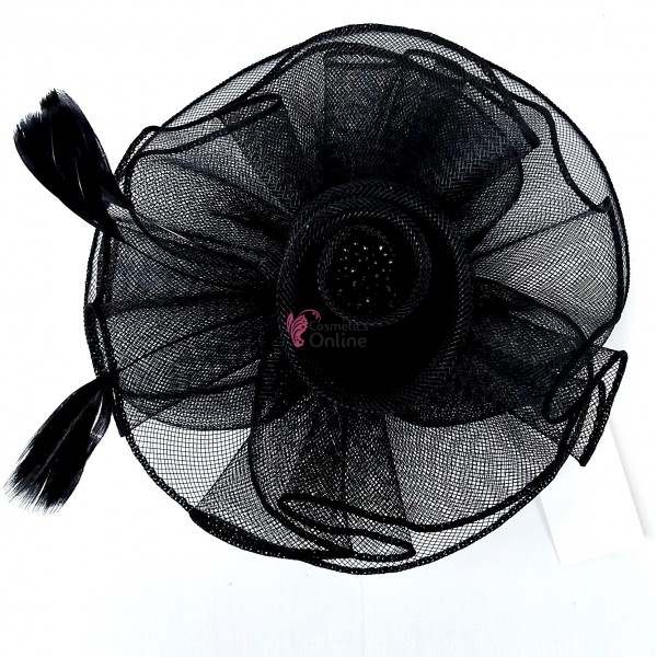 Voaleta pentru decor par cu clema de prindere VTL010BB Neagra